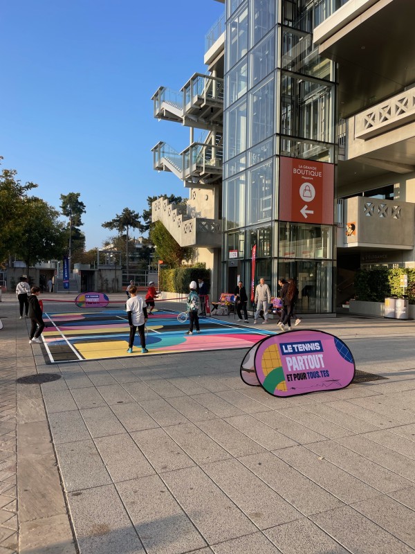 challenge URban Tennis au Stade Roland Garros à Paris 