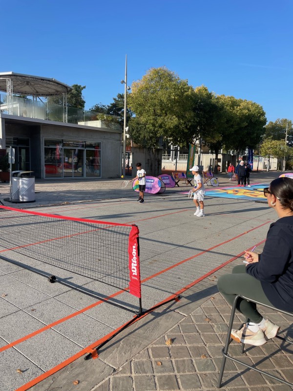 challenge URban Tennis au Stade Roland Garros à Paris 
