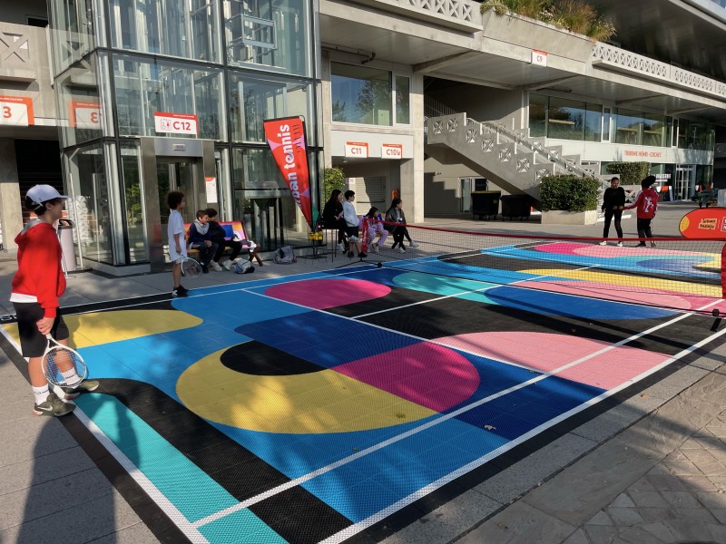 challenge URban Tennis au Stade Roland Garros à Paris 